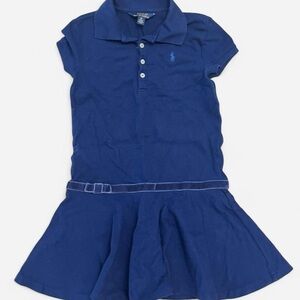 Polo by Ralph Lauren Girls Navy Polo Dress